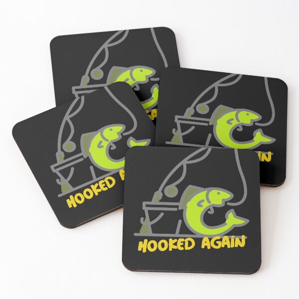 Item preview, Hooked Again Fishing Addict designed and sold by SquatchPrintsCo.