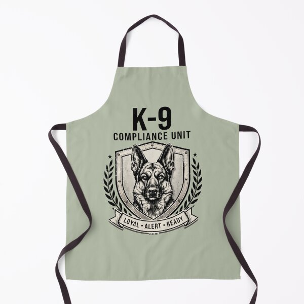Item preview, K-9 Compliance Unit – Funny Compliance Officer Dog Shirt for Auditors & Risk Managers designed and sold by Softbear Atelier.