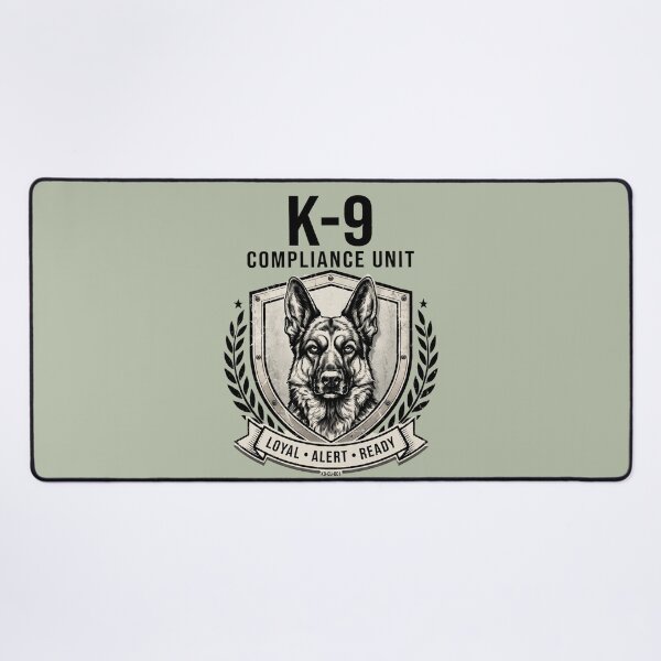 Item preview, K-9 Compliance Unit – Funny Compliance Officer Dog Shirt for Auditors & Risk Managers designed and sold by Softbear Atelier.