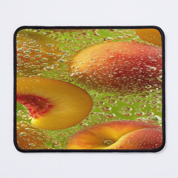 Item preview, The Sparkling Freshness Explosion, Sparkling Peaches & Effervescent Green Bath - Fresh and Summery Macro Art designed and sold by RAYBIL.