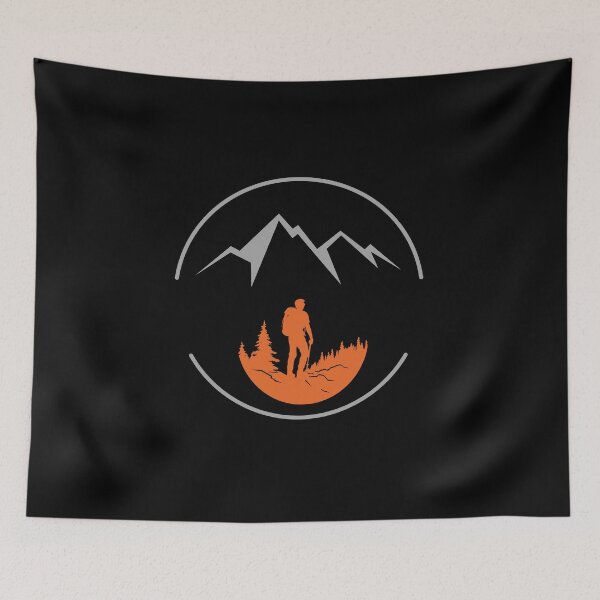 Item preview, Lonely Mountain Expeditions - Fantasy - Adventure - Hiking Tees - stickers designed and sold by SkyTrailKin.