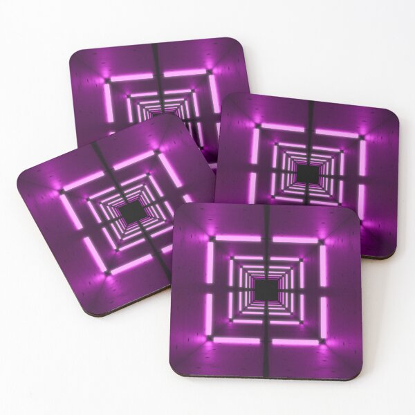 Item preview, Square Tunnel & Magenta Neon Lights designed and sold by Electric Shock!! Design.