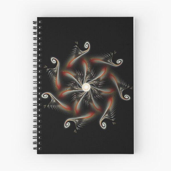 Item preview, The Obsidian Pinwheel of Fiery Tendrils designed and sold by bloorose.