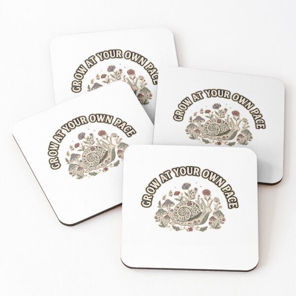 Item preview, Grow at Your Own Pace Vintage Snail Design designed and sold by GoofyShopp.