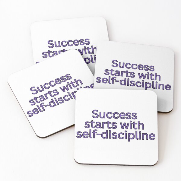 Item preview, Success starts with self-discipline-discipline quote designed and sold by Omer's store.
