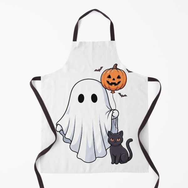 Item preview, Ghost with Pumpkin Balloon designed and sold by pintartipuduran.