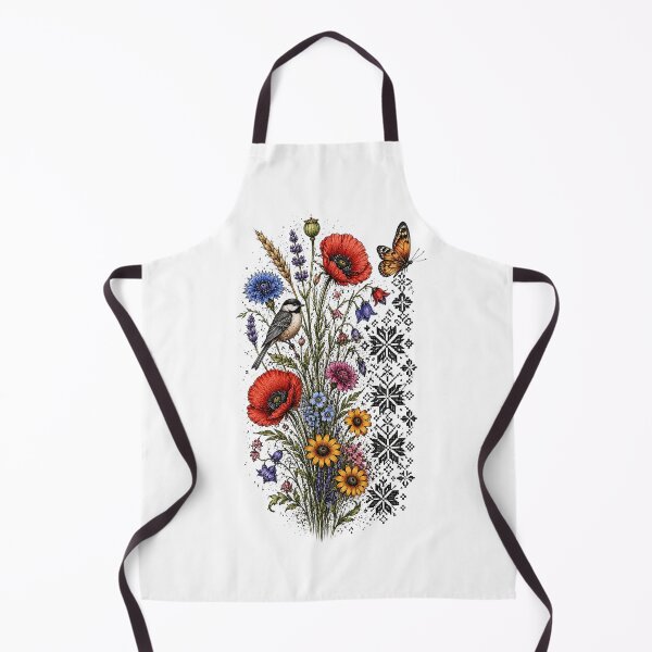 Item preview, Vintage Wildflowers with Songbird designed and sold by PetalGarden.