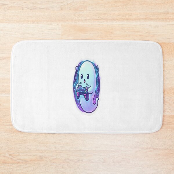 Item preview, Cute Gamer Ghost Sticker | Kawaii Gaming Ghost Controller Design designed and sold by AdityaShop18.