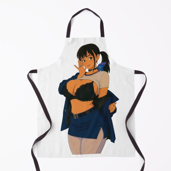 Item preview, Playful Anime Pin-Up Girl | Original Cute Fashion Illustration designed and sold by Hollow Moon Studios..