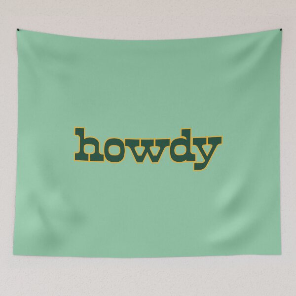 Item preview, Howdy Green and Gold Western Font designed and sold by titanic415.