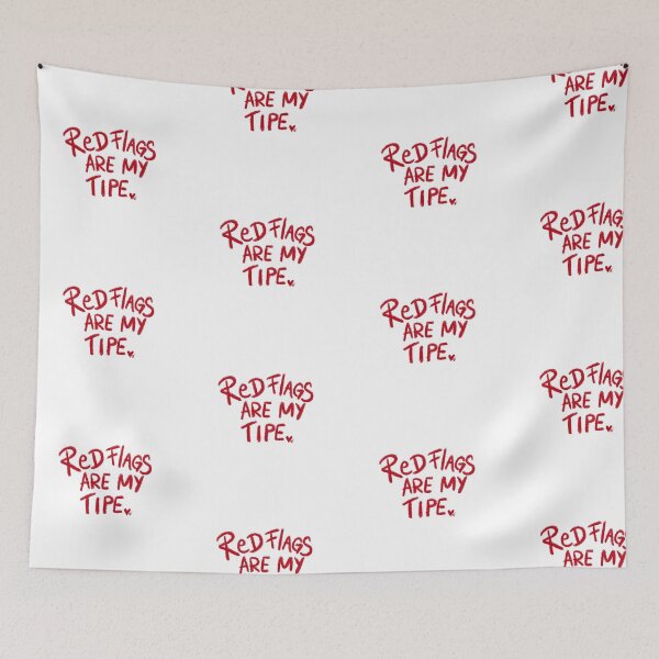 Item preview, Red flags are my tipe  designed and sold by Kasia1987t.