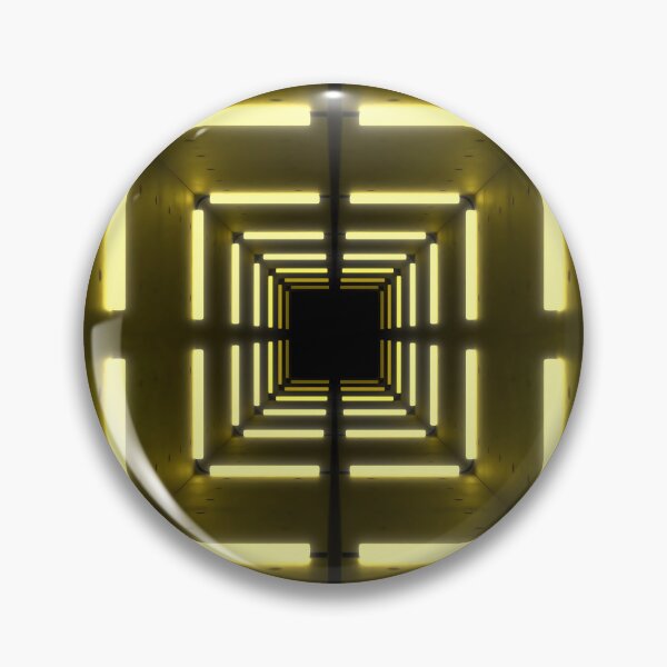 Item preview, Square Tunnel & Yellow Neon Lights designed and sold by Electric Shock!! Design.
