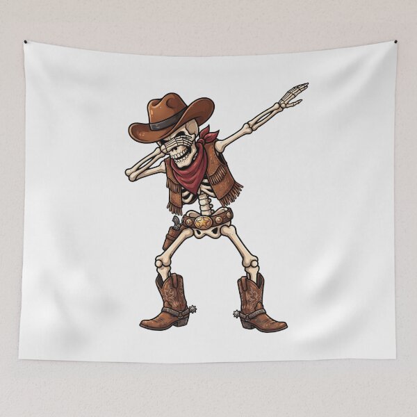 Item preview, Cowboy Skeleton Strikes a Pose designed and sold by pintartipuduran.