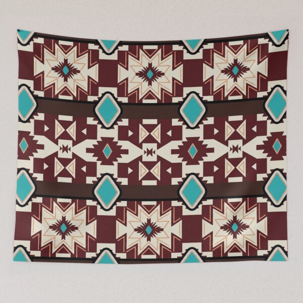 Item preview, Turquoise Diamonds designed and sold by Dancingrabbit Studio.