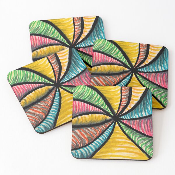Item preview, Chromatic Current: Rainbow Textured Abstract Art designed and sold by OtherworldlyIdeas.