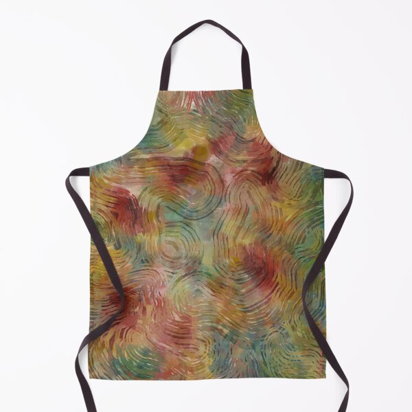 Item preview, A Colorful Abstraction Wiggly Waves designed and sold by nellaquarelle.