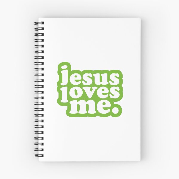 Item preview, Jesus Loves Me Christian Transparent Glossy Sticker  designed and sold by Rolographics1.
