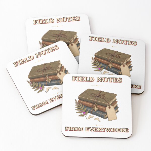 Item preview, Field Notes From Everywhere Vintage Journal Stack designed and sold by Freshloop Studio | Whimsical Vintage Art.