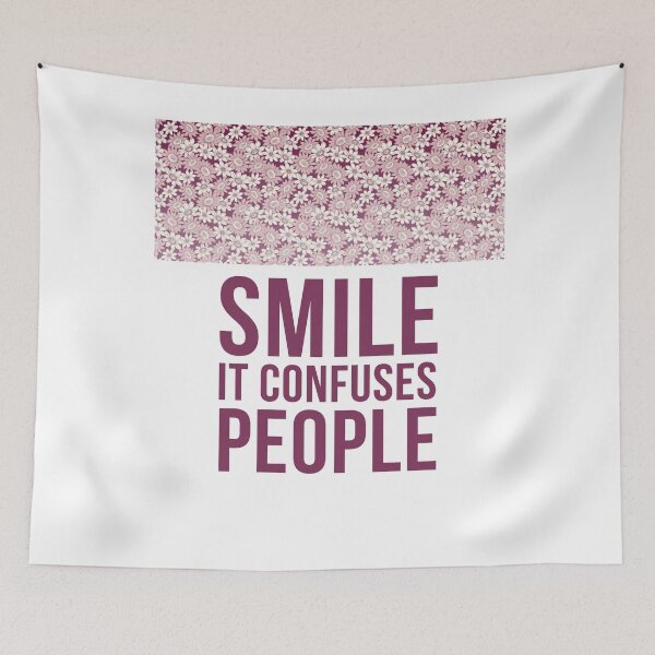 Item preview, Smile It Confuses People designed and sold by T-shirt For You.