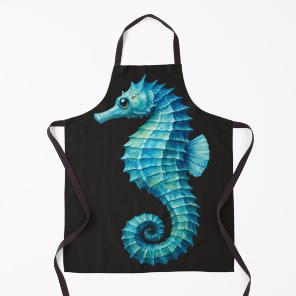 Item preview, Blue and Green Seahorse designed and sold by shorethings.