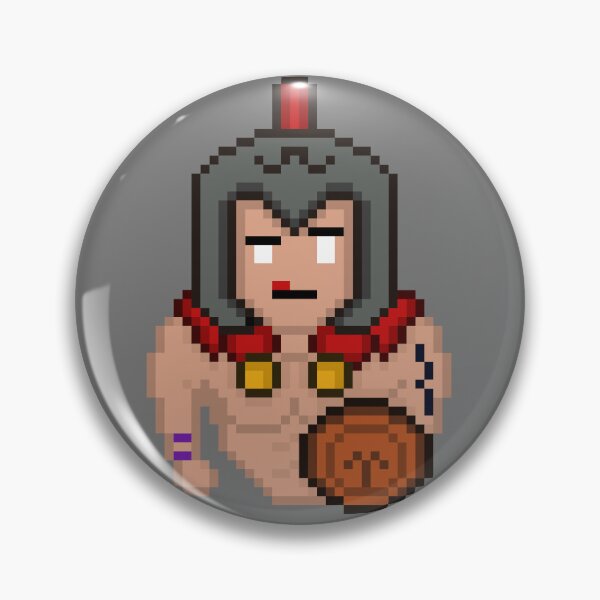 Item preview, Zombie Spartan Warrior Helmet Pixel Art designed and sold by RetroRlx.