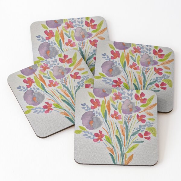 Item preview, Joy In Friendship Floral Artwork designed and sold by TheCalmingCanvas.