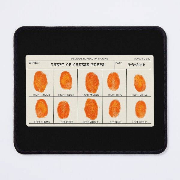 Item preview, Cheese Puff Fingerprints designed and sold by Drendalgami.