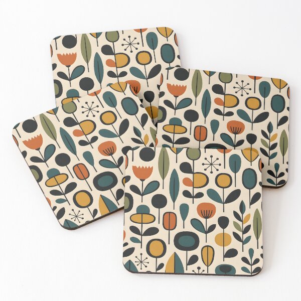 Item preview, Retro Mid-Century Modern Botanical designed and sold by Divine Ease.