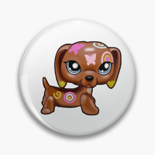 Item preview, Lps Toy Dog sticker  designed and sold by AbsurdSketch.