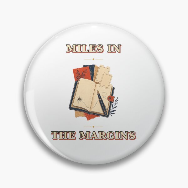 Item preview, Miles In The Margins Analog Travel Journal Graphic designed and sold by Freshloop Studio | Whimsical Vintage Art.