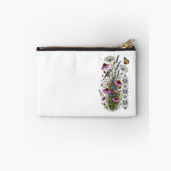 Item preview, Coneflower Meadow with Bird designed and sold by PetalGarden.
