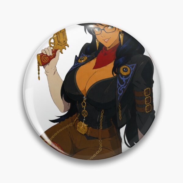 Item preview, Steampunk Cowgirl Pin-Up | Original Anime Inspired Western Illustration designed and sold by  Hollow Moon Studios..