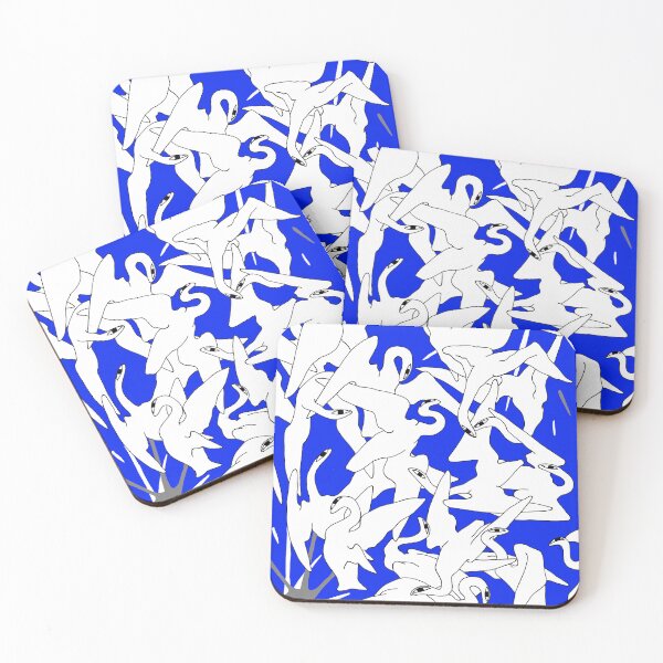 Item preview, Ultramarine Swans designed and sold by harpysphinx.