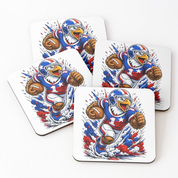 Item preview, All-American Football Eagle - Patriotic USA Sport Design designed and sold by FREENATION2026.