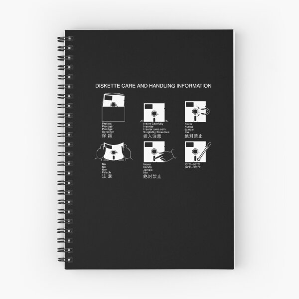 Item preview, 5 1/4" Diskette Care And Handling Information - White designed and sold by ABSTRACT-IVISM.