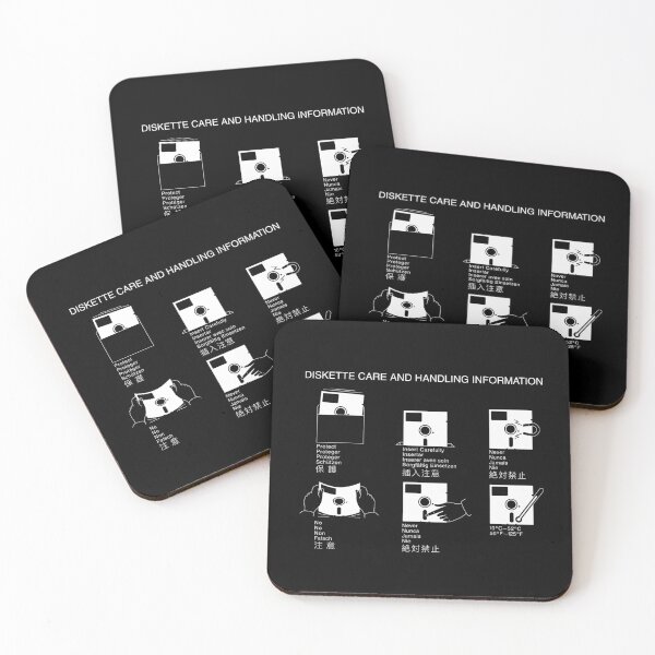 Item preview, 5 1/4" Diskette Care And Handling Information - White designed and sold by ABSTRACT-IVISM.