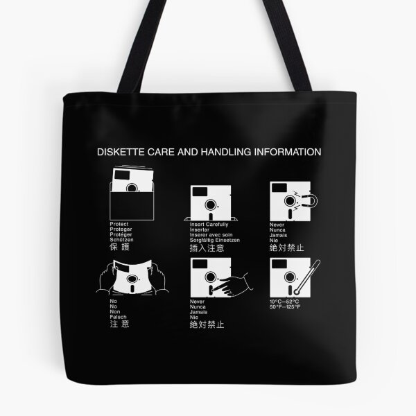 Item preview, 5 1/4" Diskette Care And Handling Information - White designed and sold by ABSTRACT-IVISM.