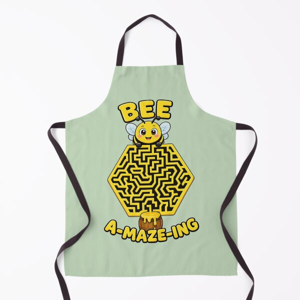 Item preview, Bee Maze Cute Pollinator Honeycomb Pattern designed and sold by MystiMagica.