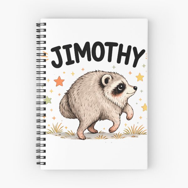 Item preview, Jimothy Raccoon Cute Round Illustrated Fan Art Design designed and sold by VGAfanatic.