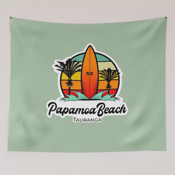 Item preview, Papamoa Surfing, New Zealand designed and sold by MY NEW ZEALAND.