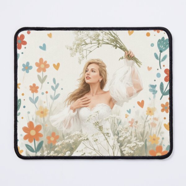 Item preview, Boho Floral Bride Wall Art – Elegant Wedding Botanical Woman Poster designed and sold by Elite Wall Art.