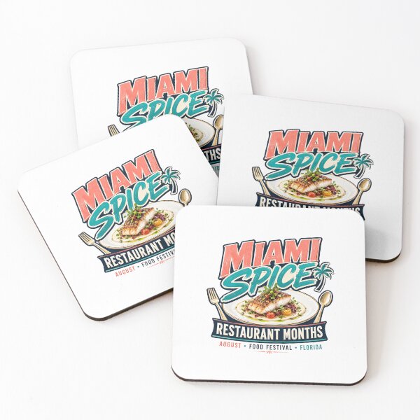 Item preview, Florida August Restaurant Food Festival Miami Spice designed and sold by Combat Skies.