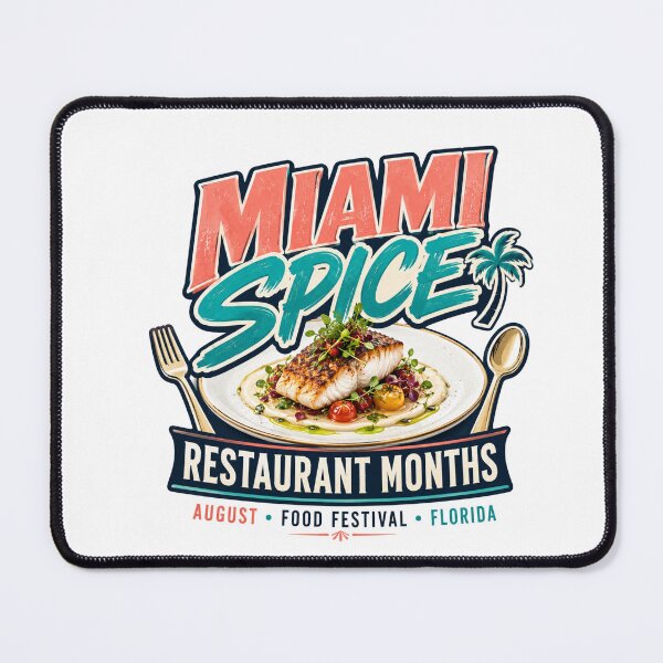 Item preview, Florida August Restaurant Food Festival Miami Spice designed and sold by Combat Skies.
