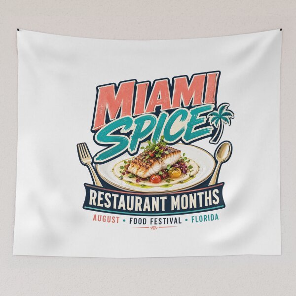 Item preview, Florida August Restaurant Food Festival Miami Spice designed and sold by IRON WINGS /USAF.