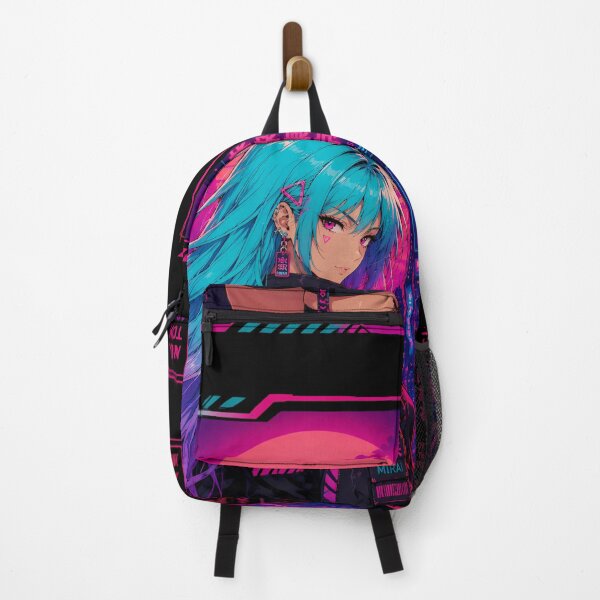 Item preview, Cyberpunk Vaporwave Girl - Retro Anime Aesthetic designed and sold by Apocalyptic Art Studio.