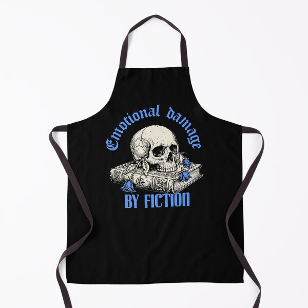 Item preview, Emotional Damage By Fiction Vintage Skull Bookish Reading designed and sold by LinaValearte.
