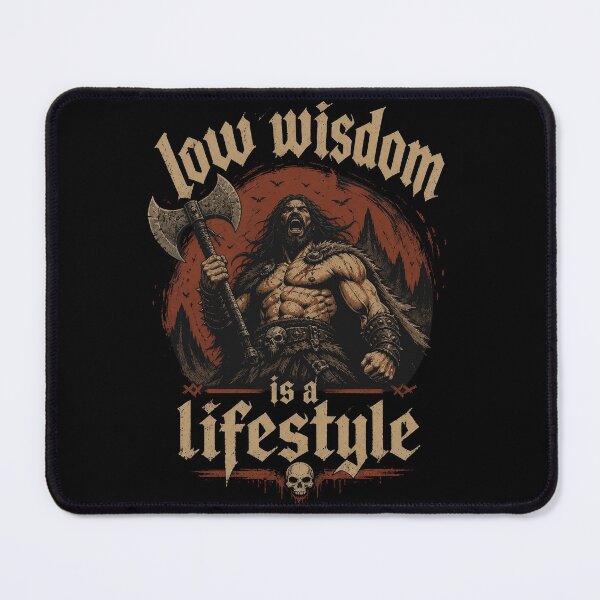 Item preview, DnD Barbarian Low wisdom lifestyle designed and sold by MrHide.