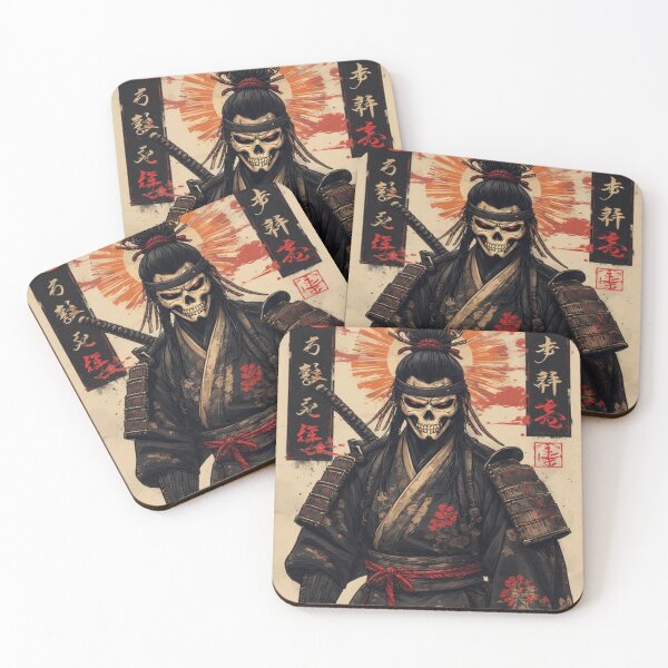Item preview, SAMURAI SKULLS: Honor, After Death designed and sold by FANTASY FRENZY.