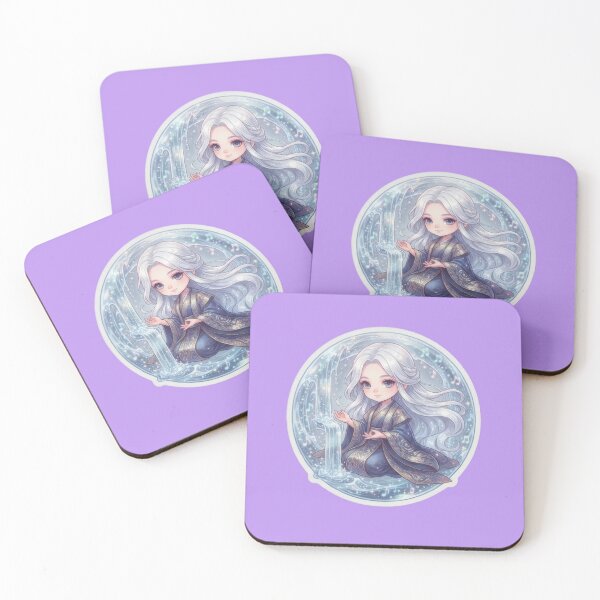 Item preview, Chibi Silver Hair Water Spirit designed and sold by Azurart2.