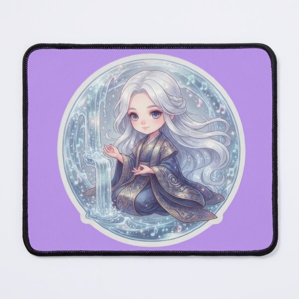 Item preview, Chibi Silver Hair Water Spirit designed and sold by Azurart2.